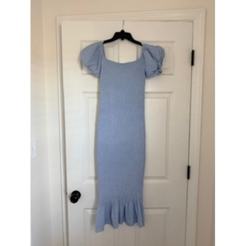 Baltic Born Smocked Midi Dress Women Small